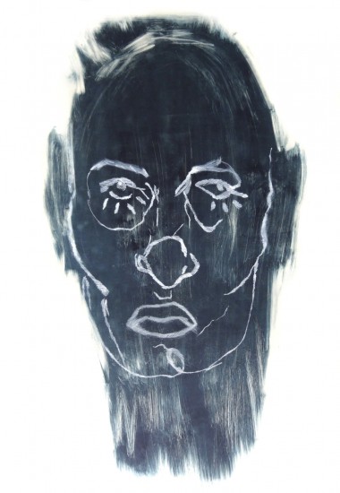 4_AUTOPORTRET 007 | suchoryt, wypukłodruk | 100x70 cm